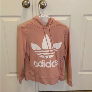 Pink Adidas hoodie